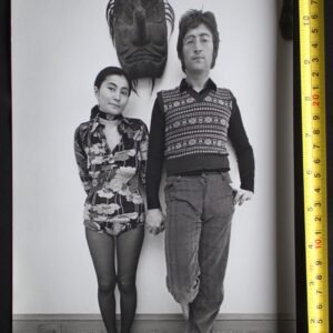 John & Yoko & The Mask - 4 Original Vintage Prints Only
